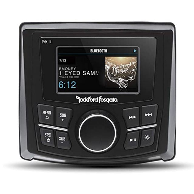 Rockford Fosgate PMX-1R - Punch Marine Full Function Wired Remote 2.7" Display