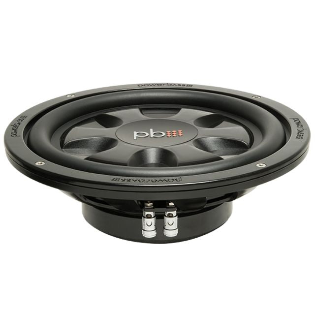 Powerbass S-12T - 12" Shallow Mount Subwoofer Single 4 Ohm 600W