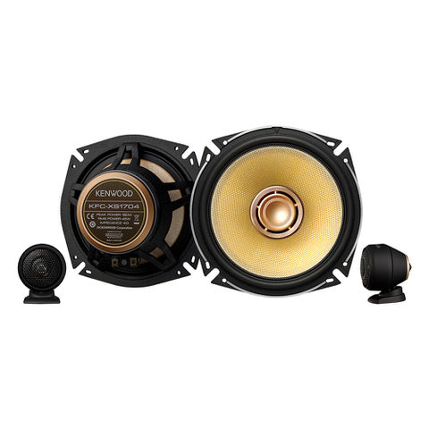Kenwood KFC-XS1704 - XS-Series Hi-Res Audio 17cm Component Speakers