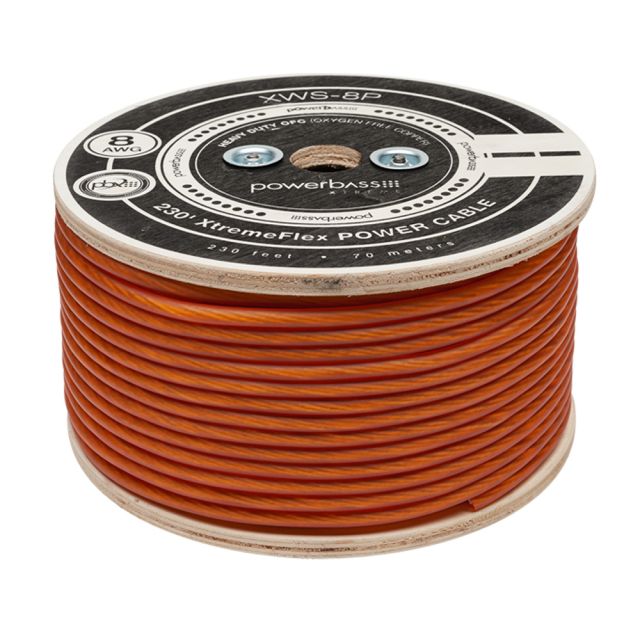 Powerbass XWS-8P - 8 AWG Power Wire Per Metre - 100% OFC Wire