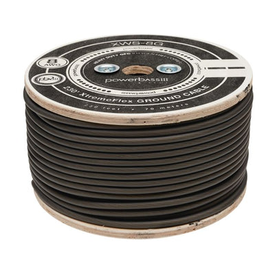 Powerbass XWS-8G - 8 AWG Ground Wire Per Metre - 100% OFC Wire