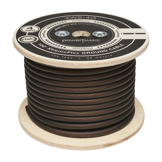 Powerbass XWS-4G - 4 AWG Ground Wire Per Meter - 100% OFC