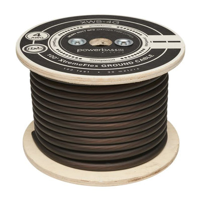 Powerbass XWS-4G - 4 AWG Ground Wire Per Meter - 100% OFC