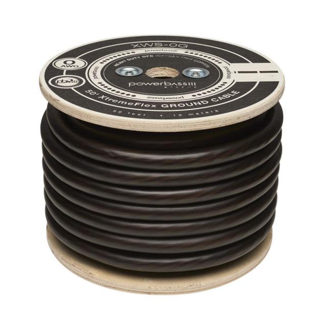 Powerbass XWS-0G - 0 AWG Ground Wire Per Meter - 100% OFC Cable