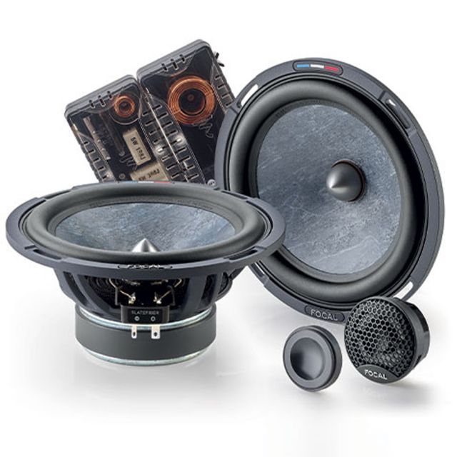 Focal PS 165 SF - 6.5" Slate Fiber Cone 2-Way Component Speakers