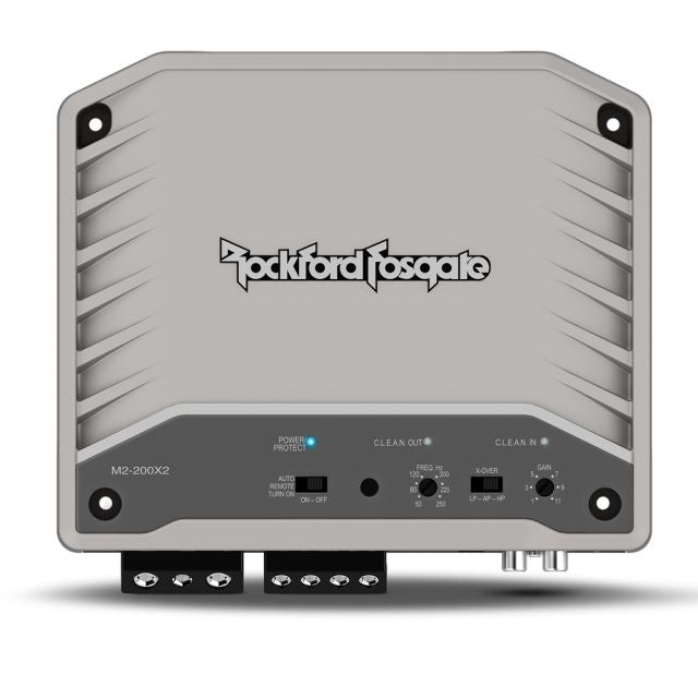 Rockford Fosgate M2-200X2 - 2-Channel Element Ready™ Bridgeable Amplifier 200W