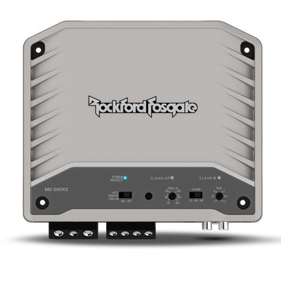 Rockford Fosgate M2-200X2 - 2-Channel Element Ready™ Bridgeable Amplifier 200W