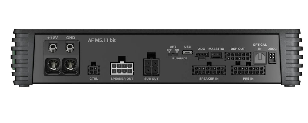 Audison Forza AF M5.11 Bit DSP Amplifier | 1200 W | 11 CH DSP + 4 x 150 W @ 2 ohm + 1 x 600 W @ 2 ohm | D-class Fully Bridgeable