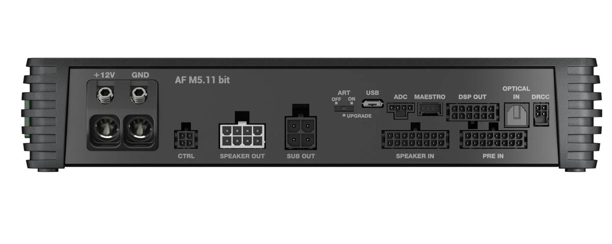 Audison Forza AF M5.11 Bit DSP Amplifier | 1200 W | 11 CH DSP + 4 x 150 W @ 2 ohm + 1 x 600 W @ 2 ohm | D-class Fully Bridgeable