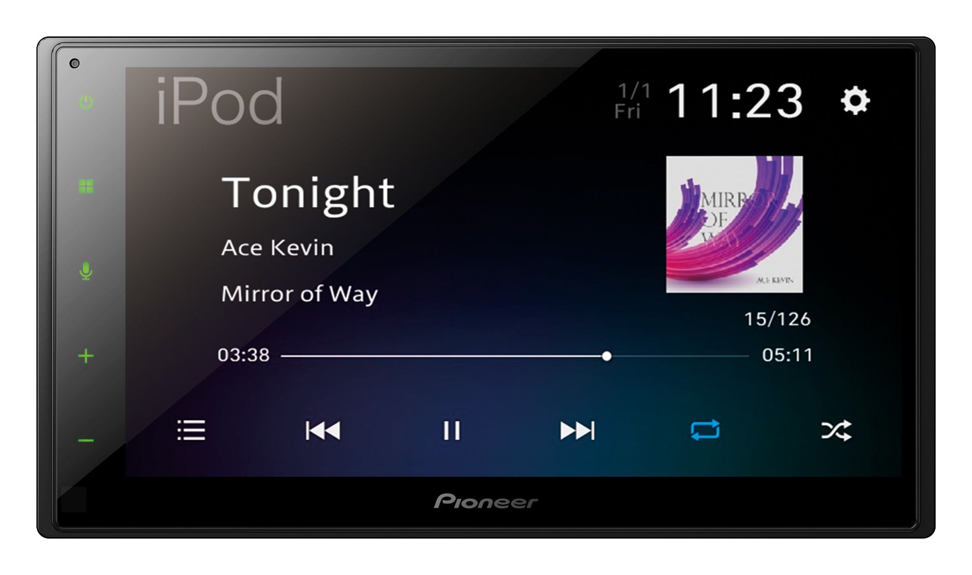 Pioneer SPH-DA150BT - 6.8 Inch Touchscreen CarPlay & Android Auto Bluetooth Stereo