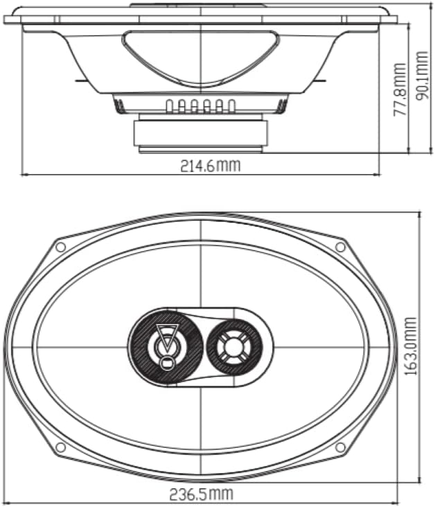 JBL STAGE3 9637 - 6"x9" 3-Way Coaxial Speakers 750W Total Power