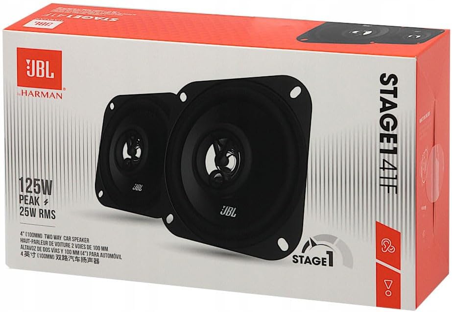 JBL Stage1 41F - 4" 100mm 2-Ways Coaxial Car Speaker 125W