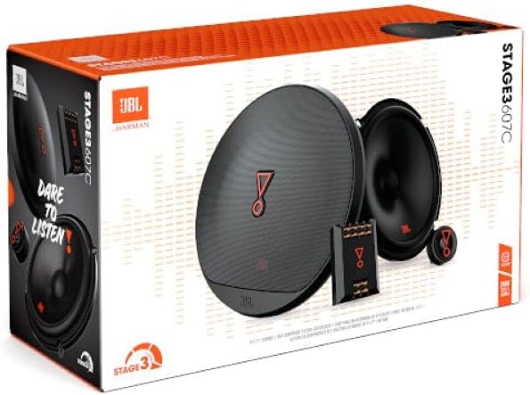 JBL STAGE3 607C - 6.5" 2-Way Component Speakers 500W Total Power