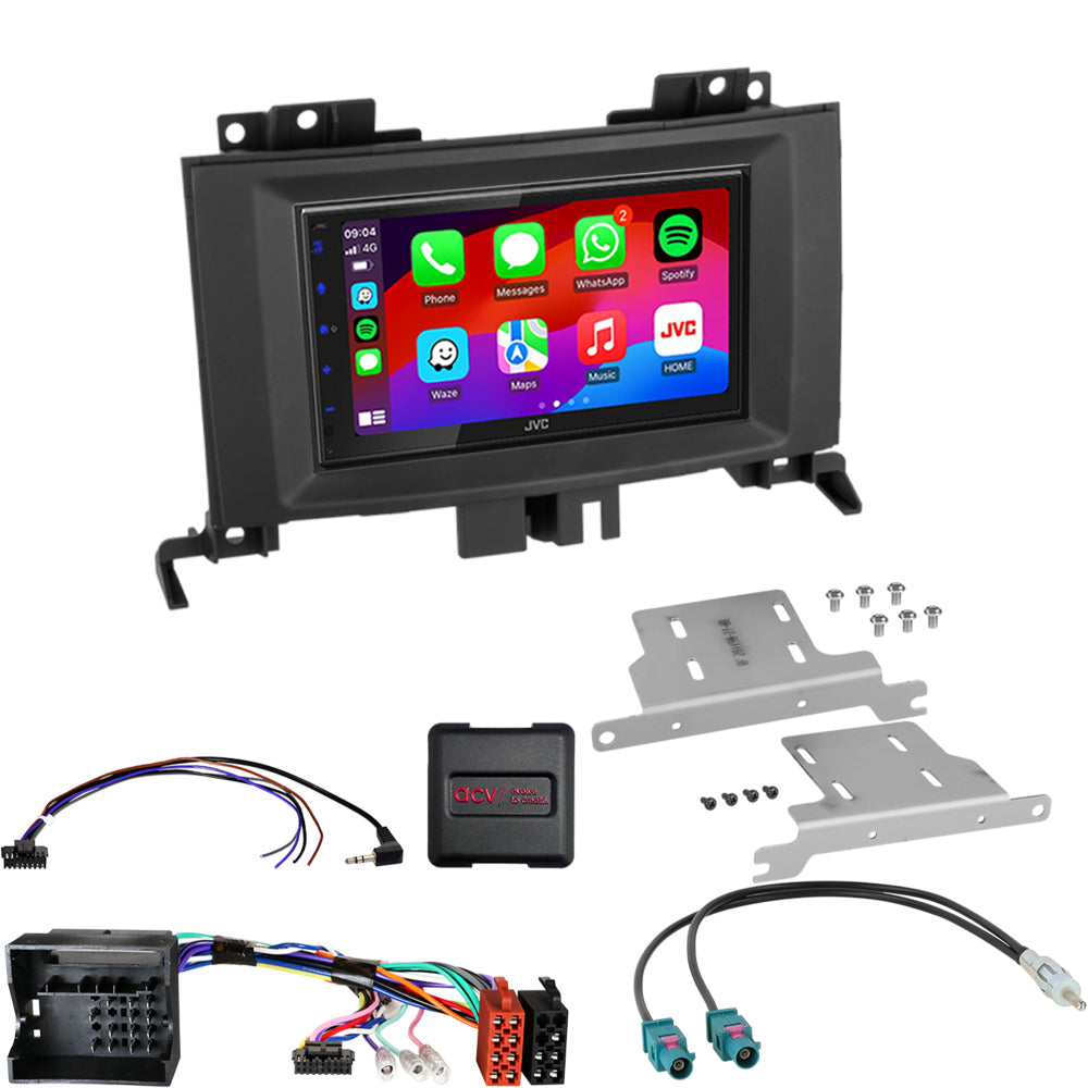 JVC KW-M595DBT - 6.8” CarPlay Android Stereo Upgrade for Mercedes Sprinter (W906)