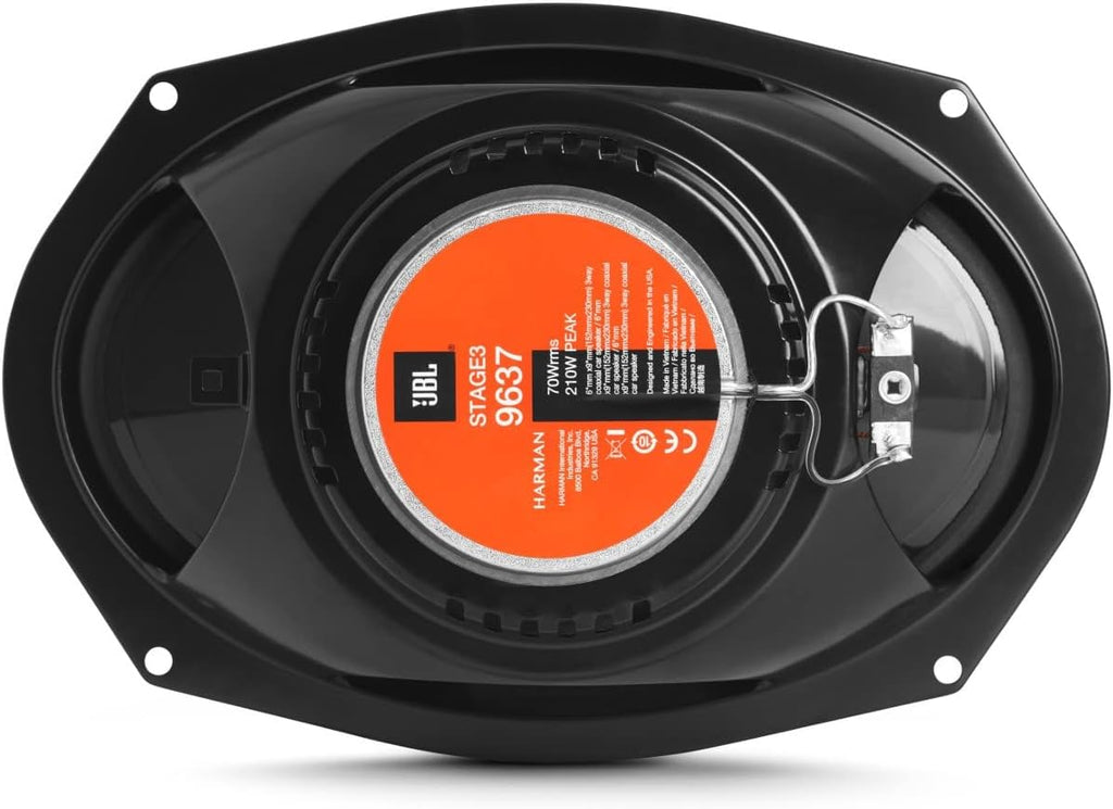 JBL STAGE3 9637 - 6"x9" 3-Way Coaxial Speakers 750W Total Power