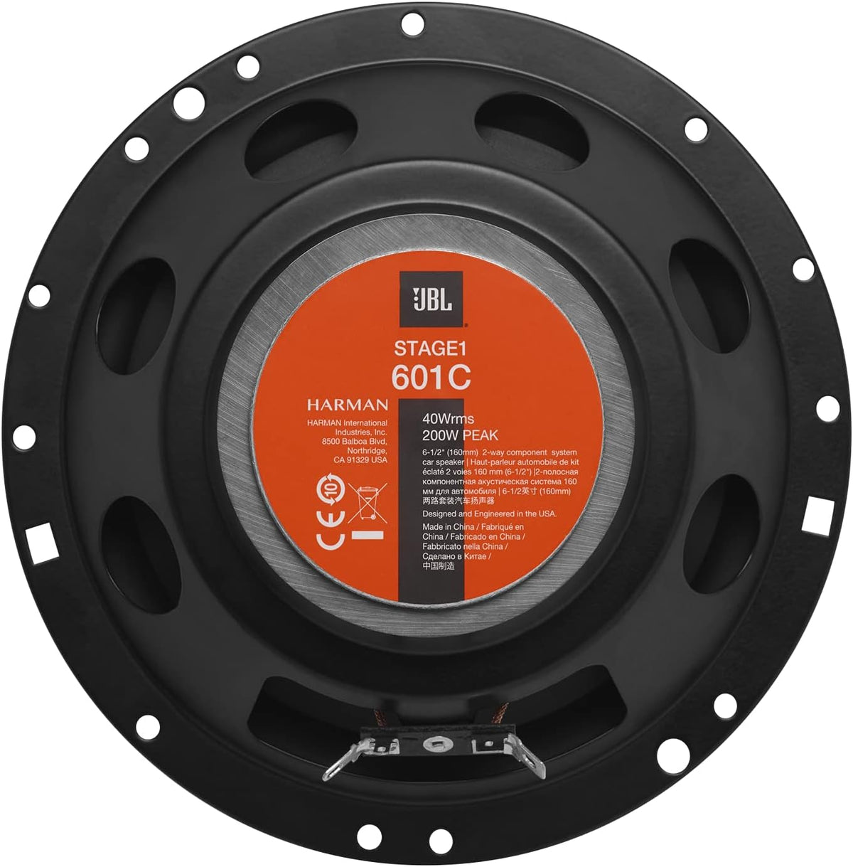 JBL STAGE1601C - 6" 2-Way Component Speakers 400W Total Power