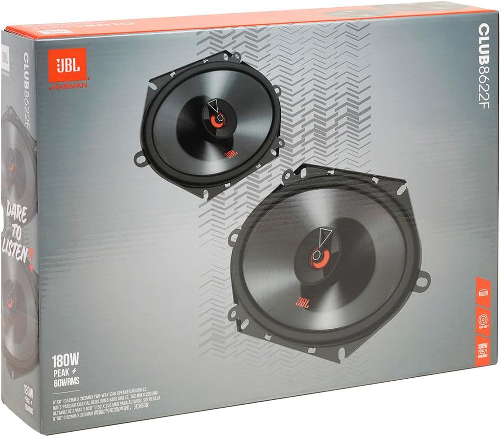 JBL Club 8622F - Club Series 6"x 8" 2-Way Car Speakers