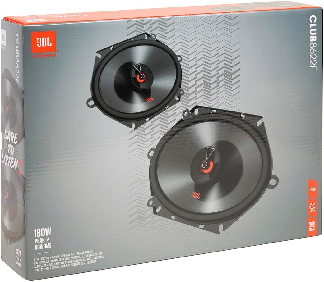 JBL Club 8622F - Club Series 6"x 8" 2-Way Car Speakers