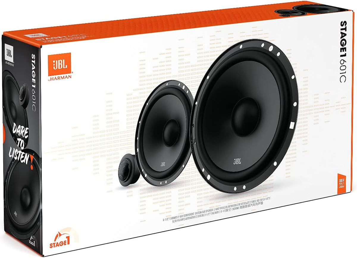 JBL STAGE1601C - 6" 2-Way Component Speakers 400W Total Power