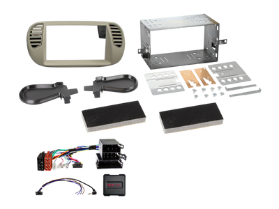 ACV AKFT05 Fiat 500 2007-2015 Complete Double Din Stereo Fitting Kit