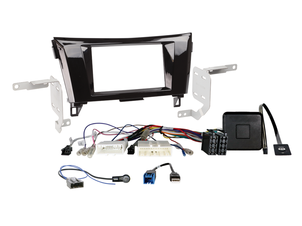 ACV AKNS18 - Nissan Qashqai 2015-2017 Complete Double Din Stereo Fitting Kit 360° Camera