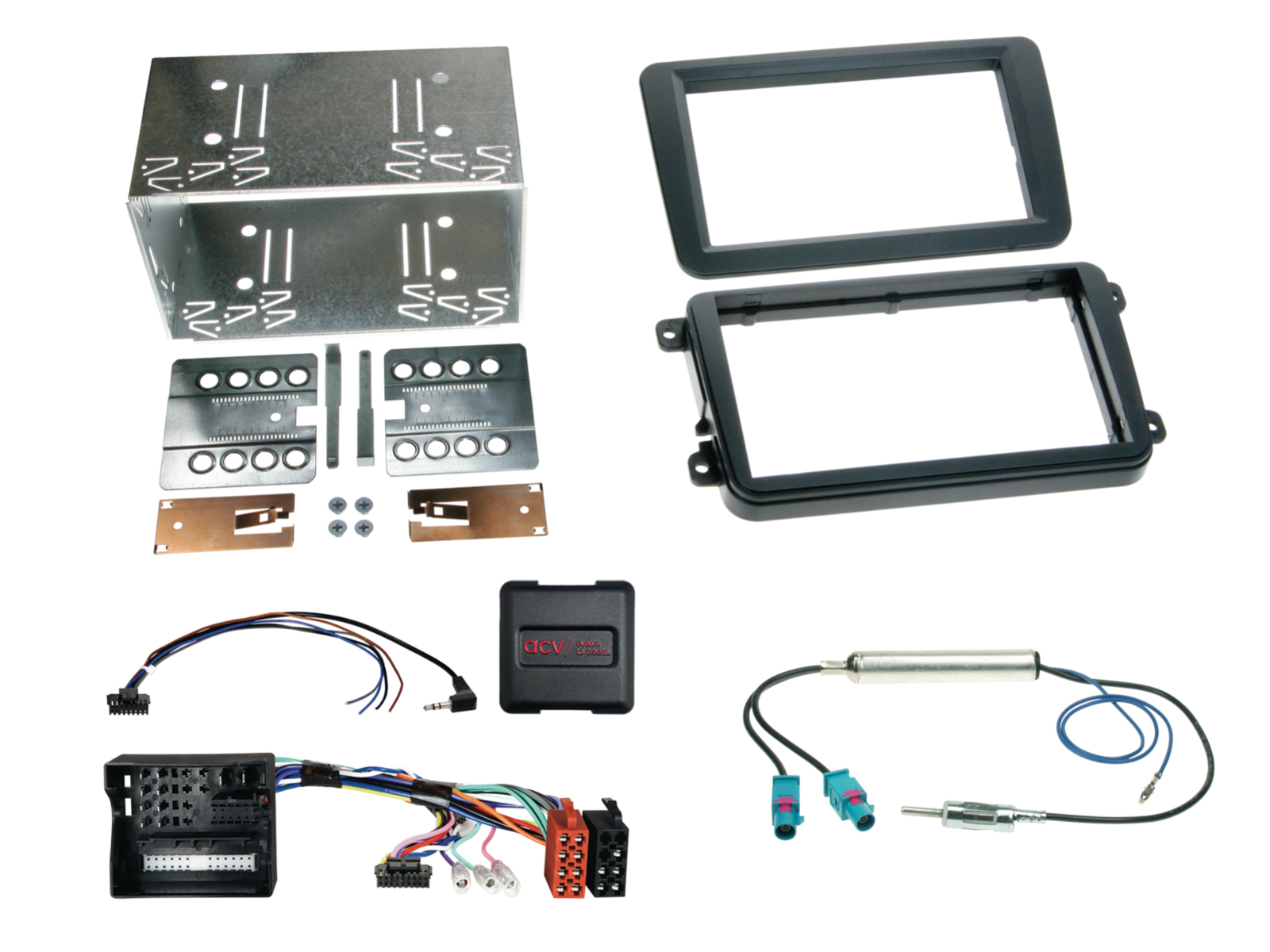 ACV AKVW26 - VW MIB-PQ Models 2015-2021 Complete Double Din Fitting Kit