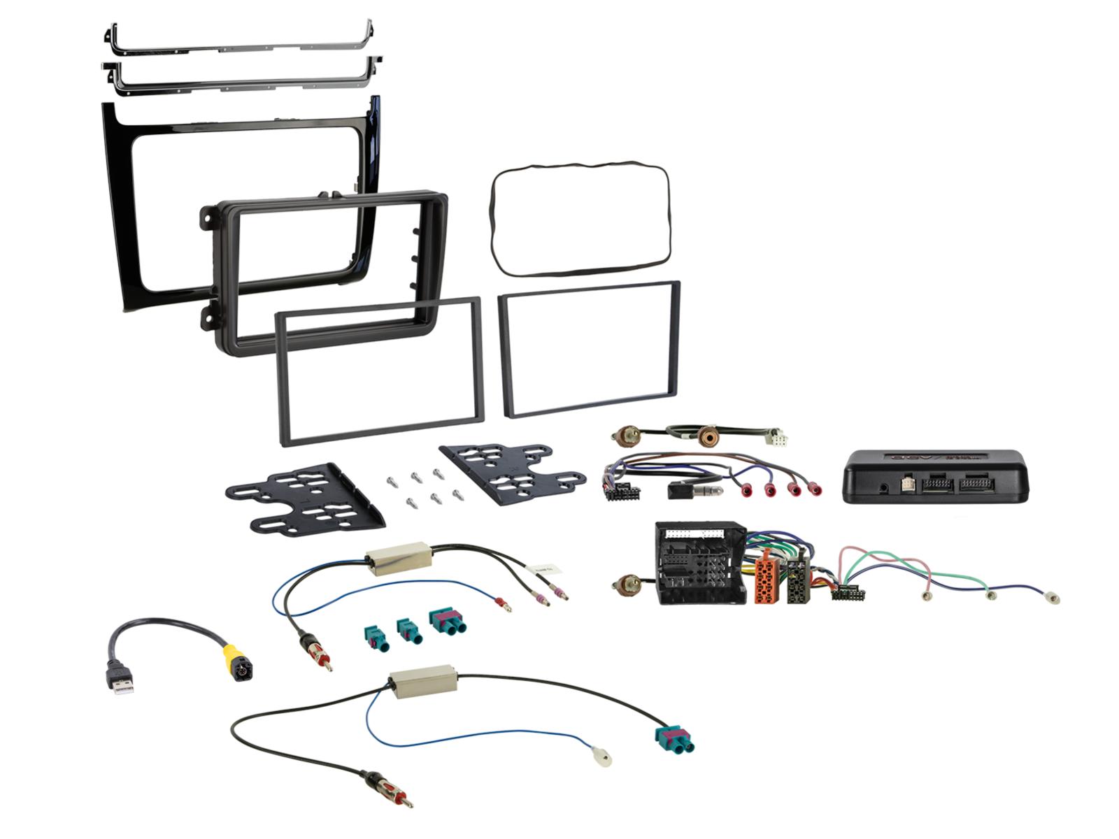 ACV 621320-41-2 VW Polo V (6R) 2014-2017 Complete Double Din Stereo Fitting Kit