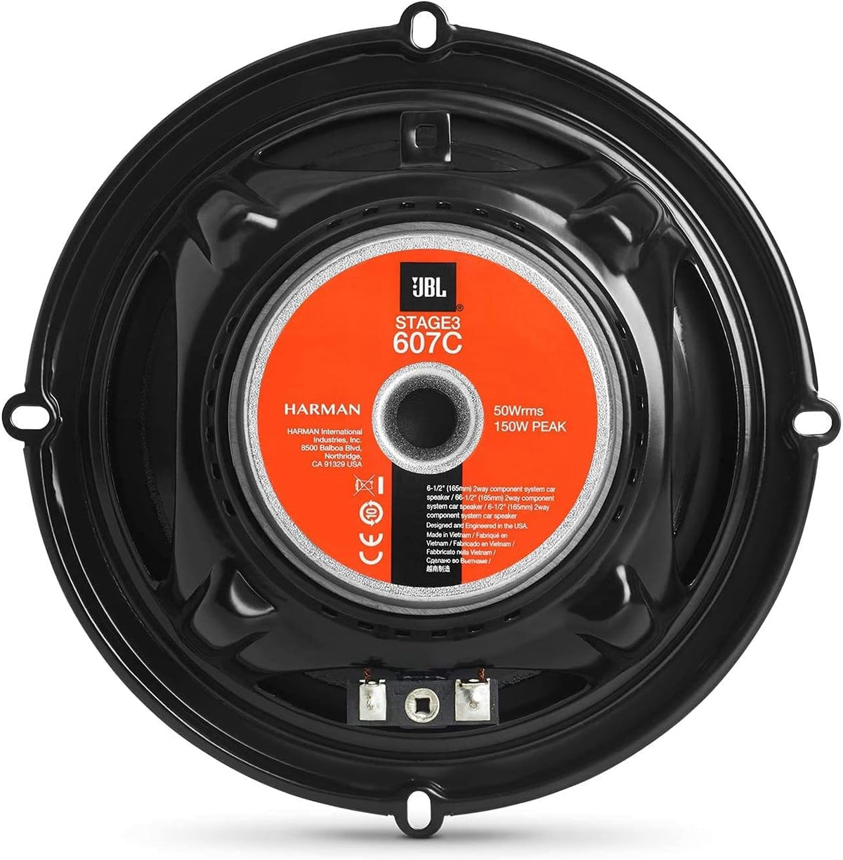 JBL STAGE3 607C - 6.5" 2-Way Component Speakers 500W Total Power