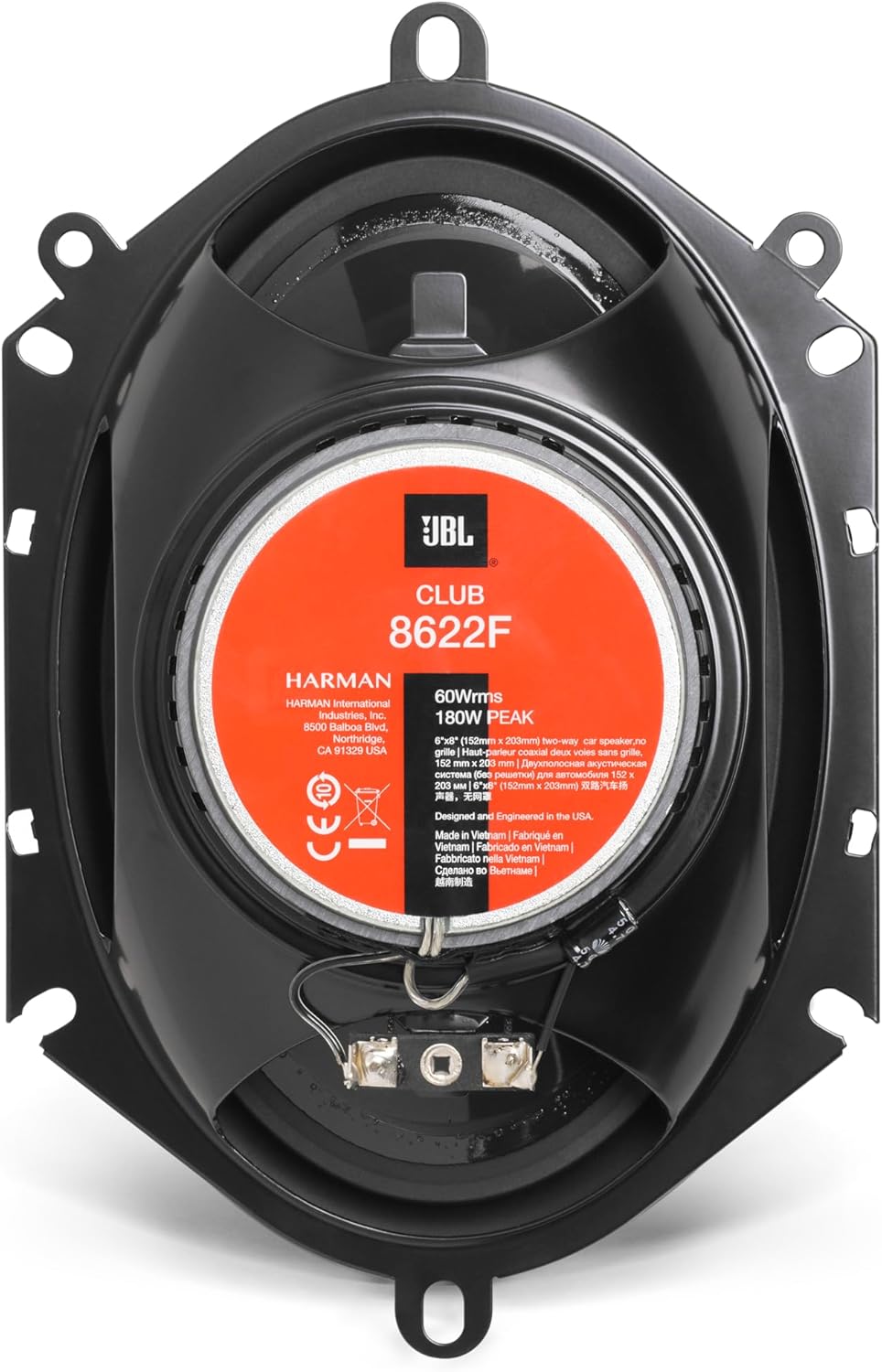 JBL Club 8622F - Club Series 6"x 8" 2-Way Car Speakers