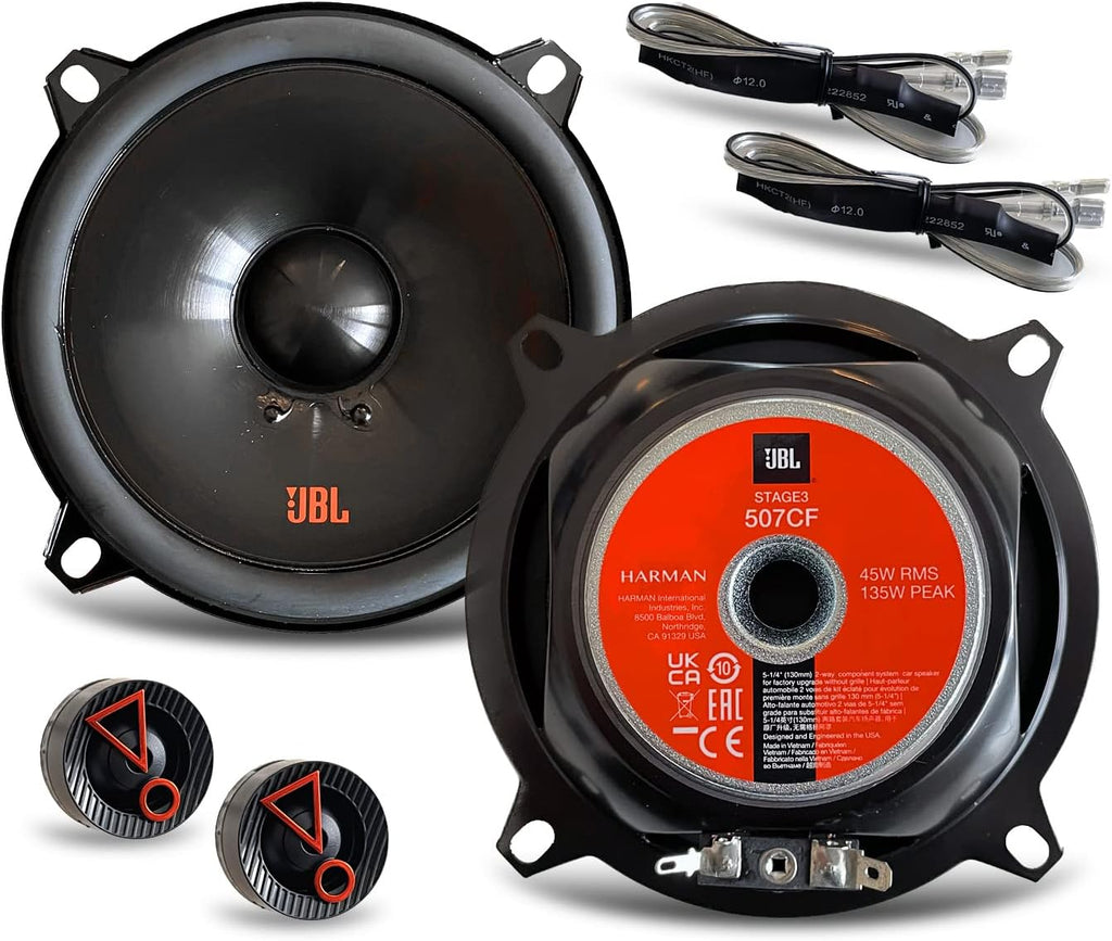 JBL STAGE3 507CF - 5.25" 2-Way Component Car Door Speakers 270W