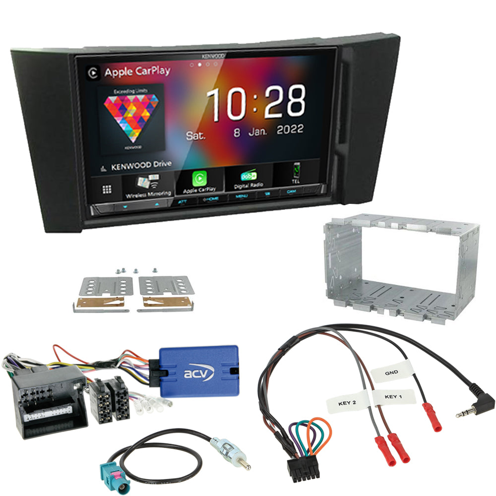 Kenwood DMX8021DABS Stereo Upgrade for Mercedes E-class W211 2002-2009