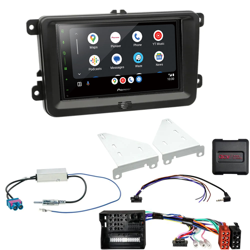 Pioneer SPH-DA77DAB - 6.8” Wireless CarPlay Android Stereo Upgrade for VW Transporter T6 (7HC) 2015-2019