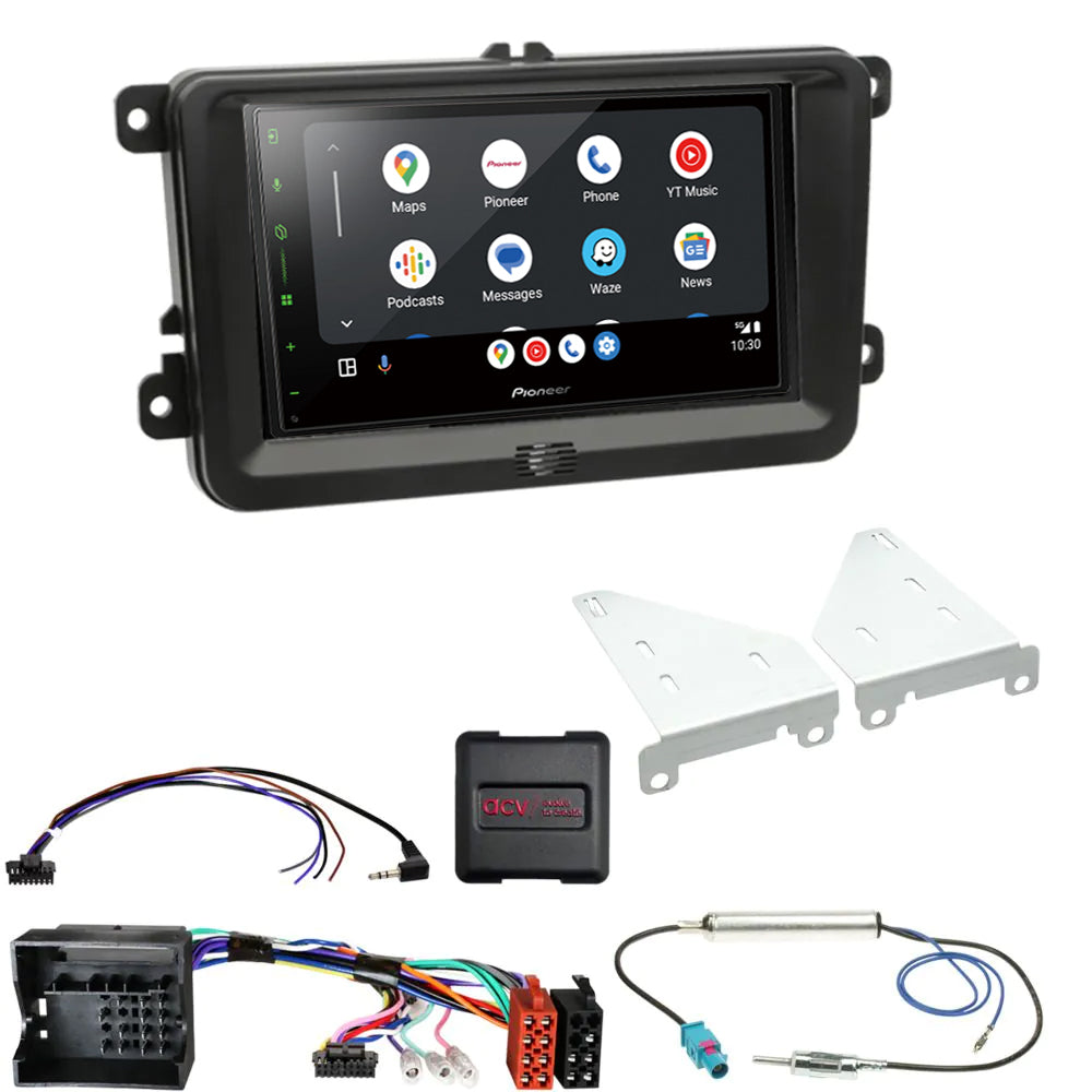 Pioneer SPH-DA77DAB - 6.8” Wireless CarPlay Android Stereo Upgrade for VW CC (3C/35) 2008-2016