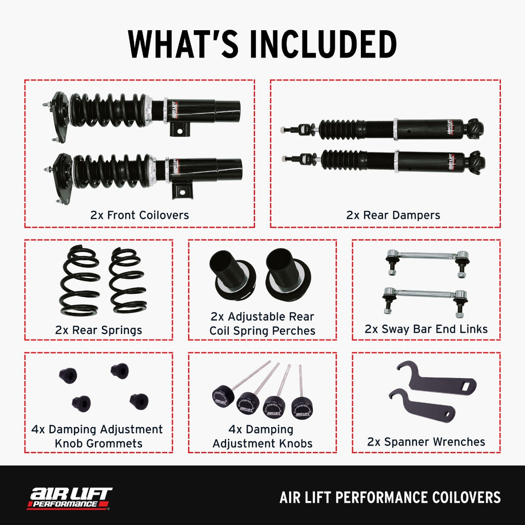 VW CC Air Lift Performance Coilovers 09-17