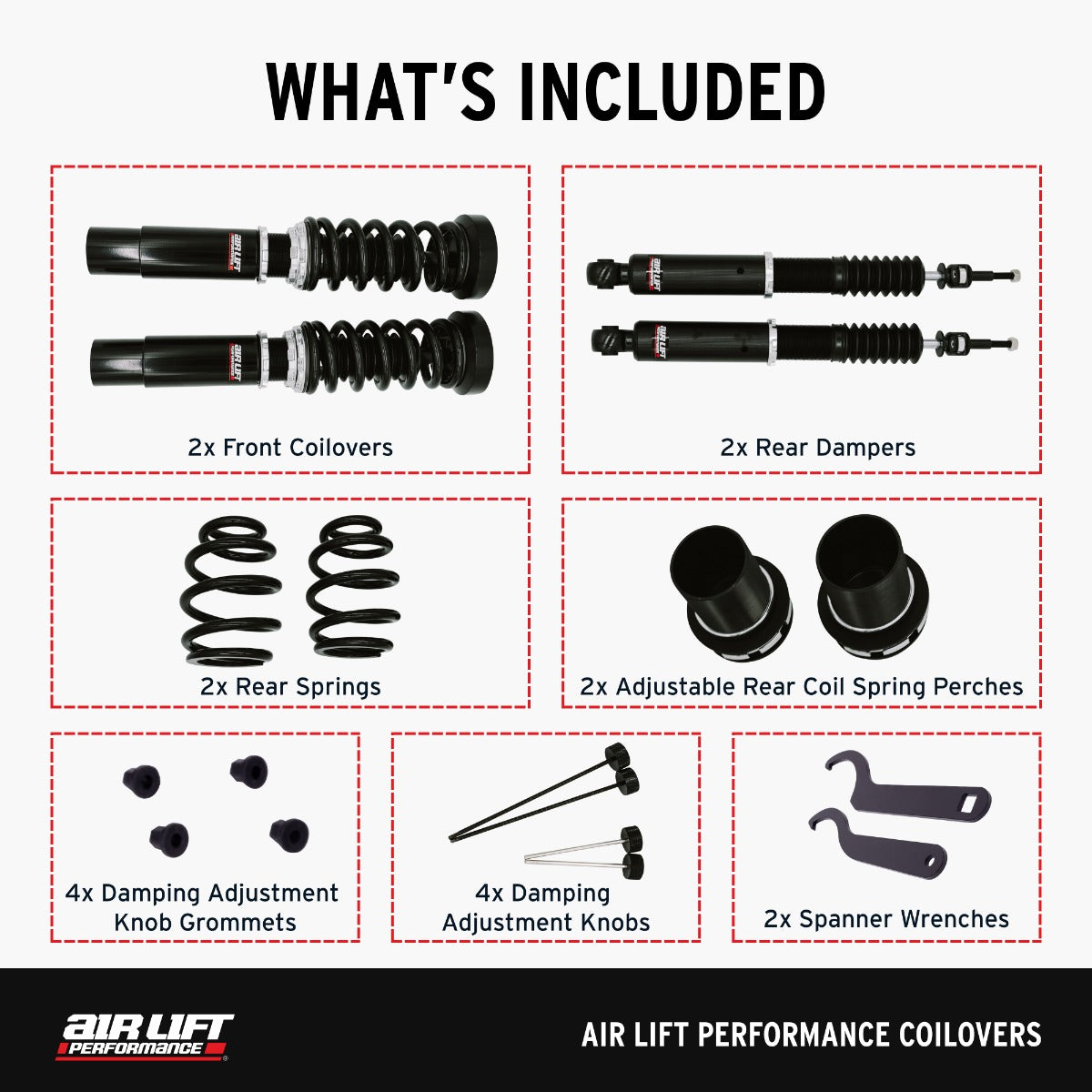 Audi RS4 Air Lift Performance Coilover Kit 09-16