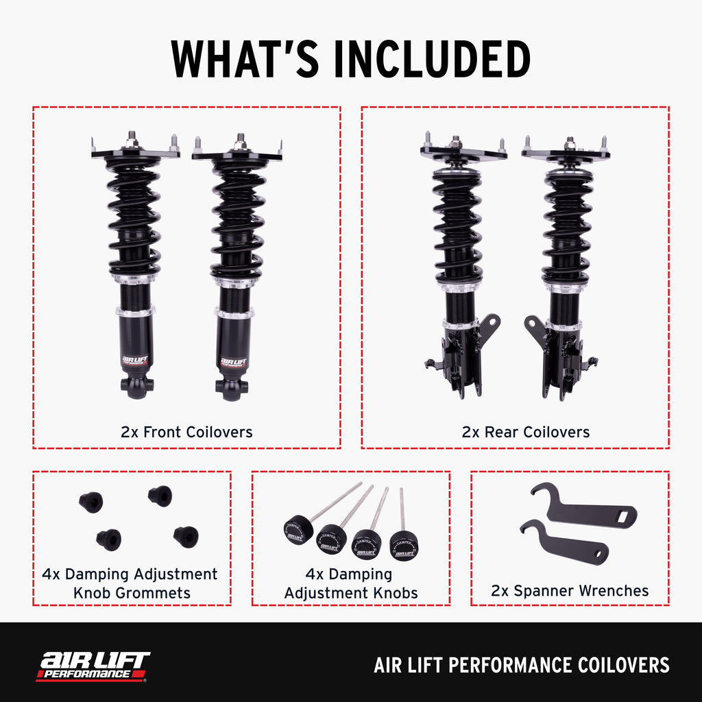 Toyota GR86 Air Lift Performance Coilovers 12-24