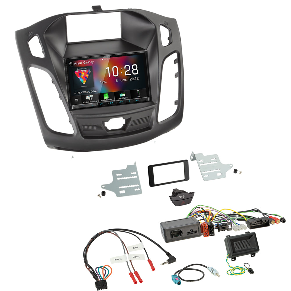 Kenwood DMX8021DABS Stereo Upgrade for Ford Focus Mk3 2011-2014