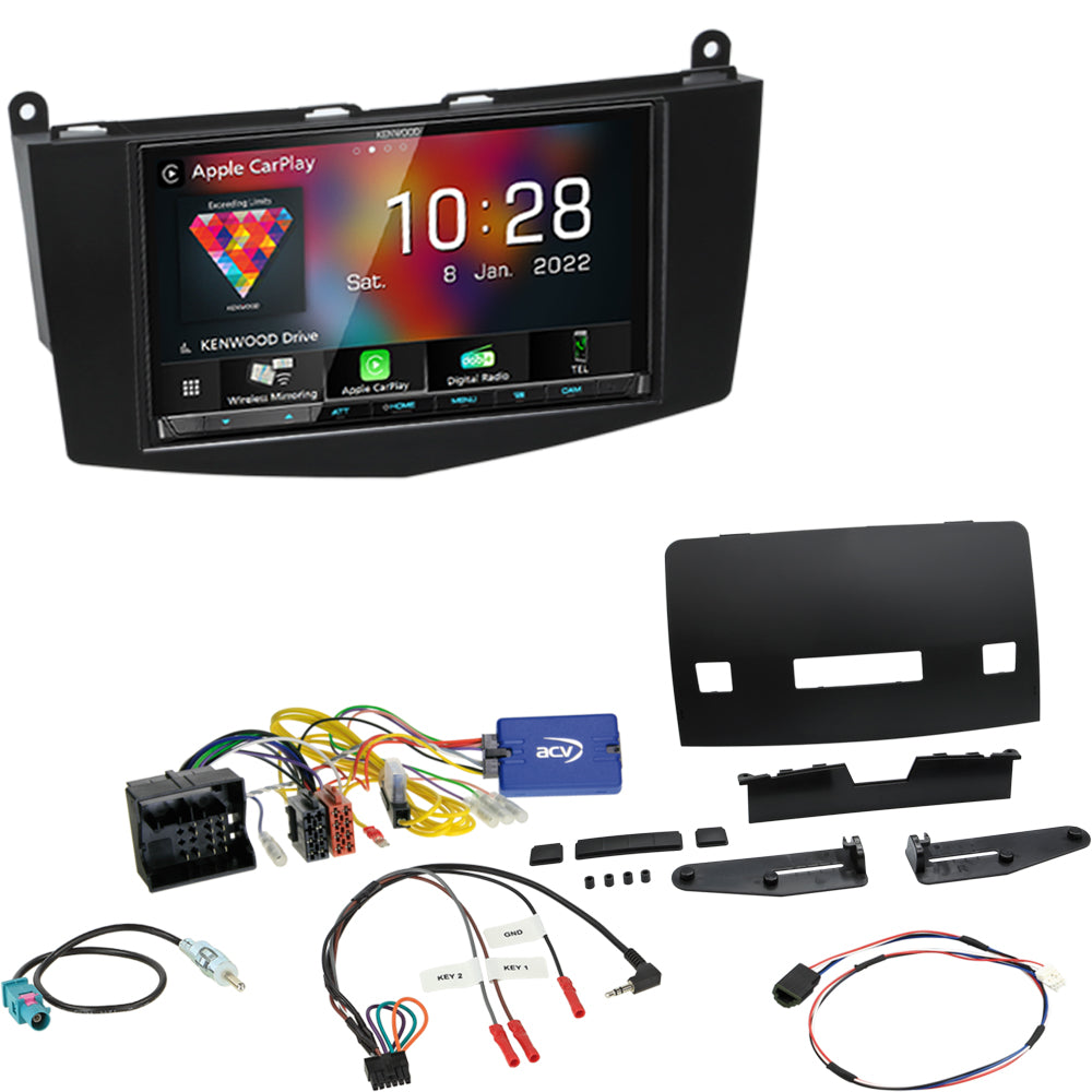 Kenwood DMX8021DABS Stereo Upgrade for Mercedes C-Class W204 2007-2011