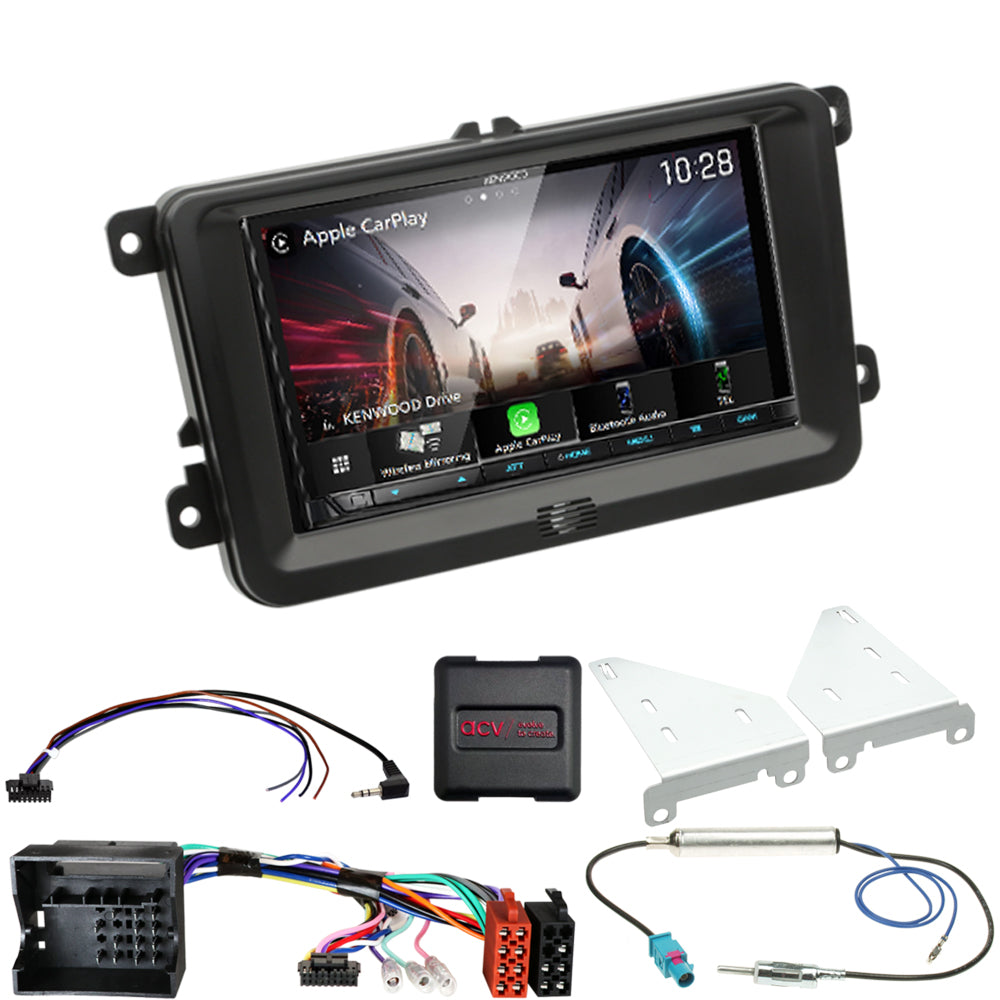Kenwood DMX8021DABS Carplay Android Stereo Upgrade for VW Beetle 2011-2016