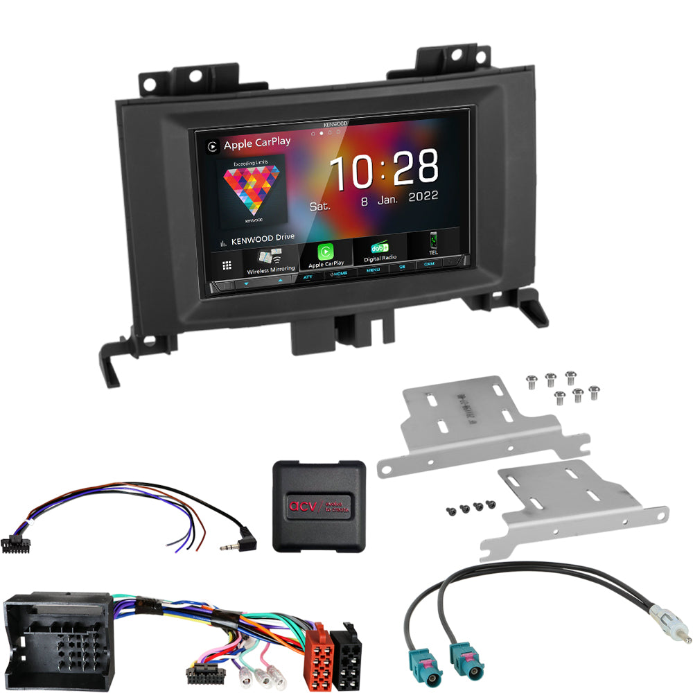 Kenwood DMX8021DABS Carplay Android Stereo Upgrade for Mercedes Sprinter (W906)