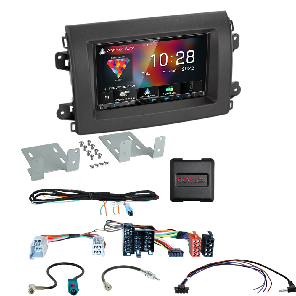 Kenwood DMX8021DABS Carplay Android Stereo Upgrade for Fiat Ducato 8 Series 2021>