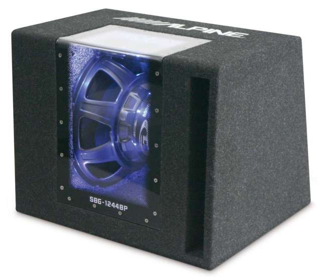 Alpine SBG-1244BP - 12" Subwoofer in Band Pass Enclosure 800W