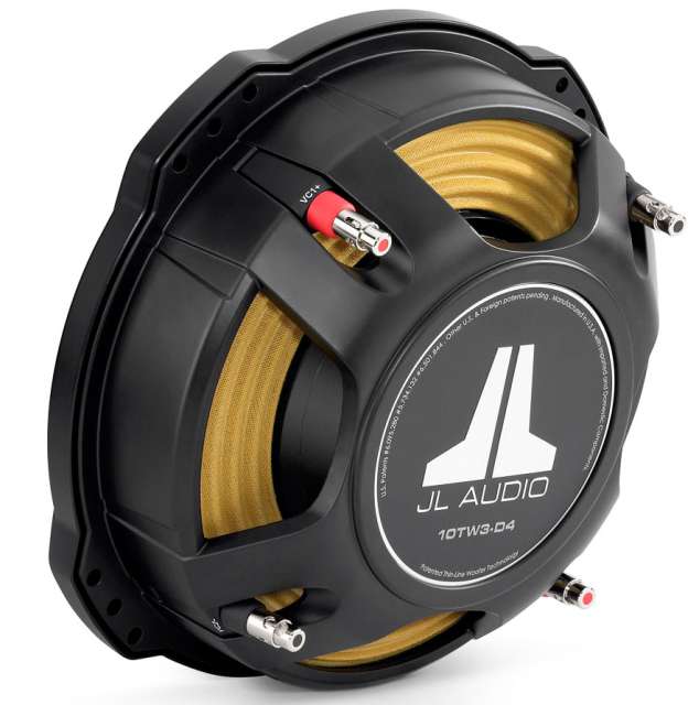 JL Audio 10TW3-D4 - 10" Shallow Subwoofer 800 watts
