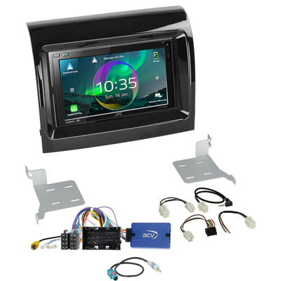 JVC KW-M875DBW - 6.8” Wireless CarPlay Android Stereo Upgrade for Citroen Jumper/Relay (250) 2014-2022