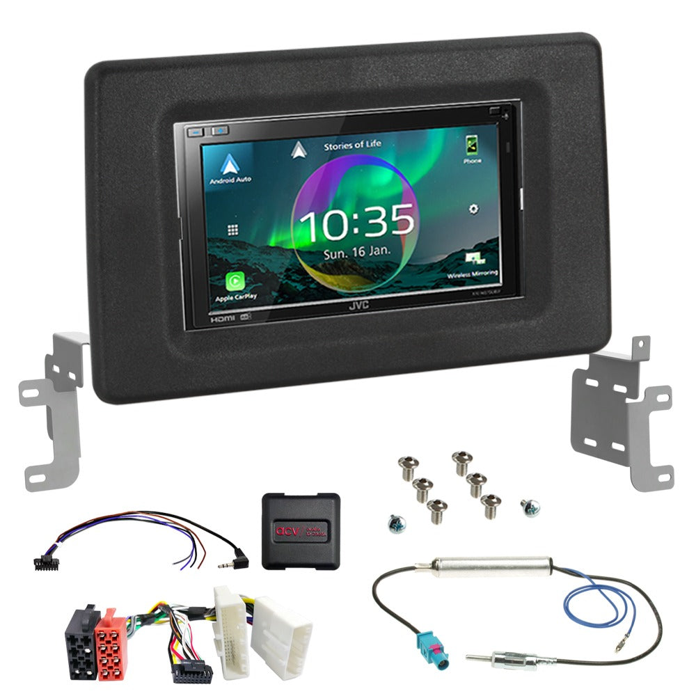 JVC KW-M875DBW - 6.8” Wireless CarPlay Android Stereo Upgrade for Renault Master 2019-2024