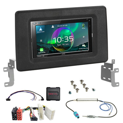 JVC KW-M875DBW - 6.8” Wireless CarPlay Android Stereo Upgrade for Renault Master 2019-2024