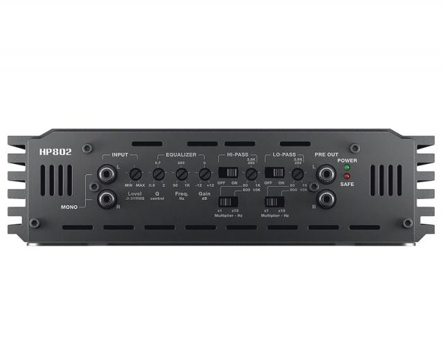 Hertz HP802 - 1/2 Channel AB Class Car Audio Amplifier 1800W