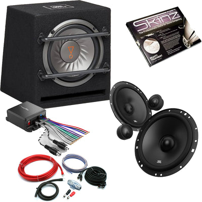 JBL 8" Active Subwoofer & Front Speaker Package For VW Golf Polo Caddy