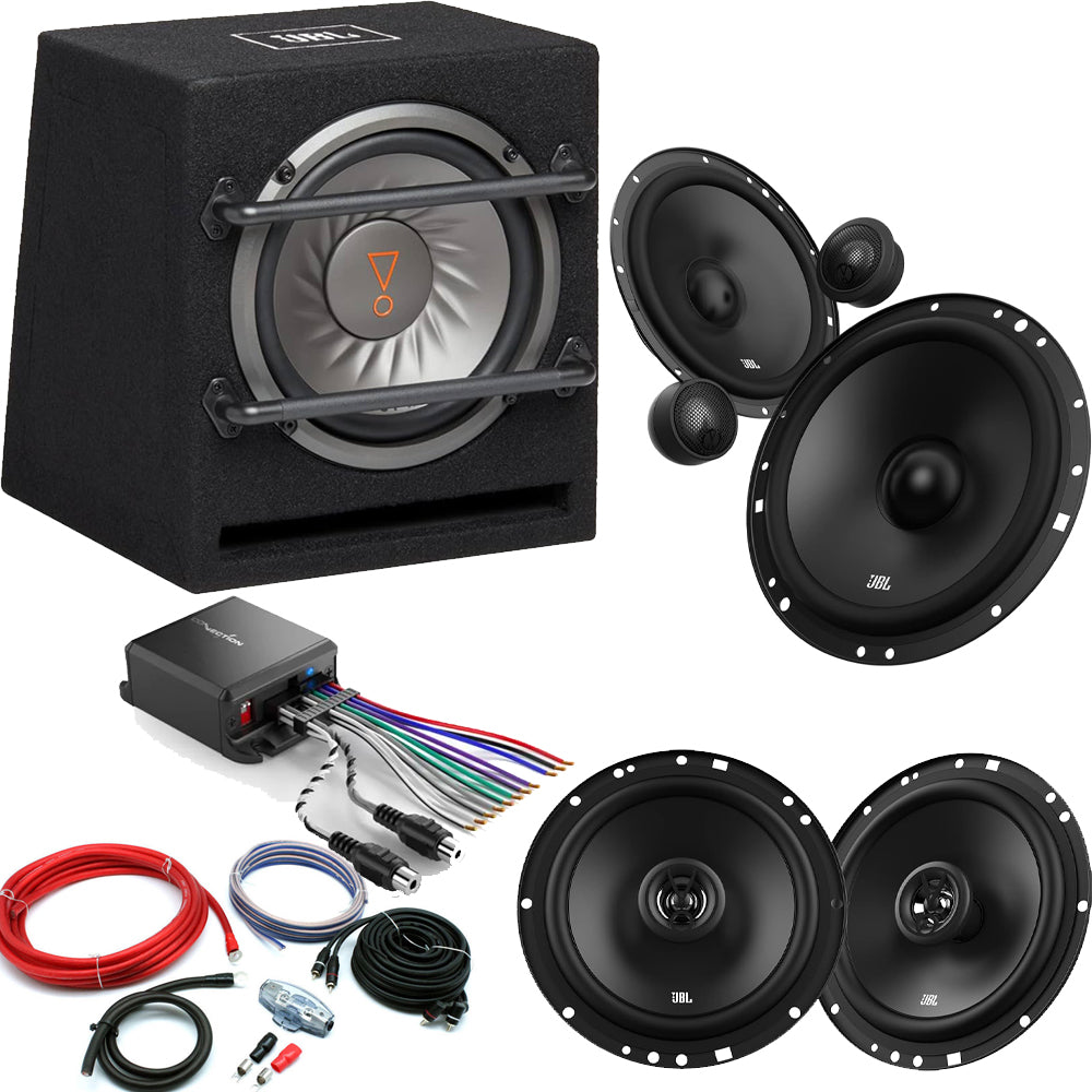 JBL 8" Active Subwoofer & Front/Rear Speaker Package For Audi A3 S3 RS3