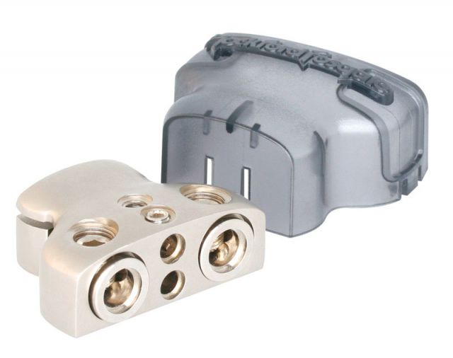 Rockford Fosgate RFDB1 - 4 AWG or 1/0 AWG Positive-Negative Battery Terminal
